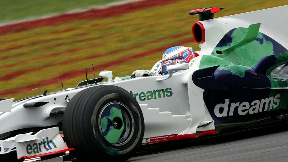 Kein guter Freitag für Jenson Button., Foto: Sutton