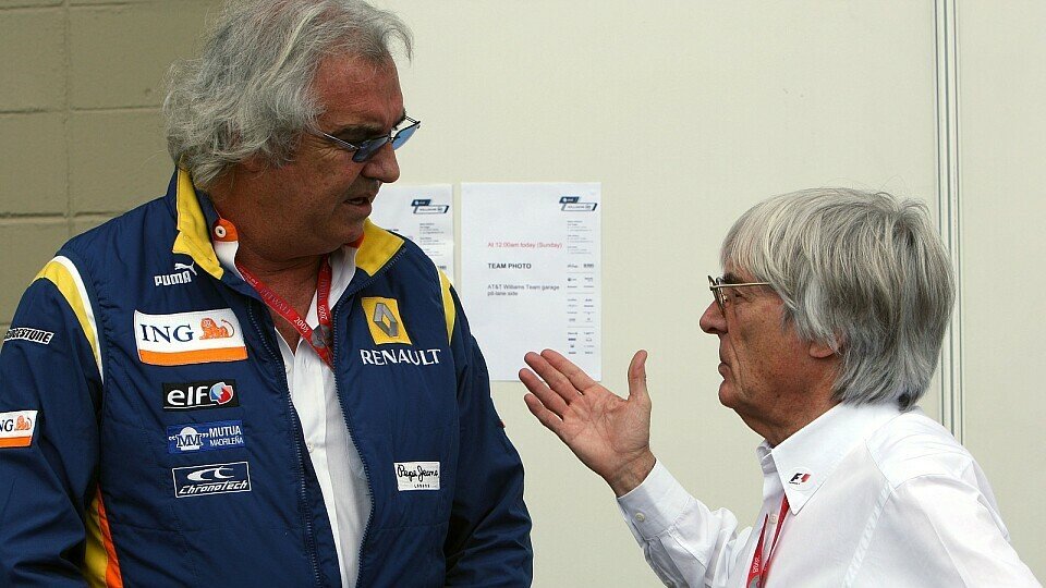 Bernie Ecclestone glaubt nicht, dass Flavio Briatore wieder ein F1-Team führen wird., Foto: Sutton