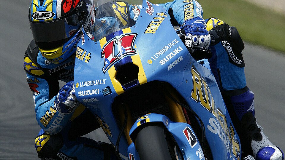 Ben Spies fuhr 2008 schon drei Rennen für Suzuki in der MotoGP., Foto: Sutton