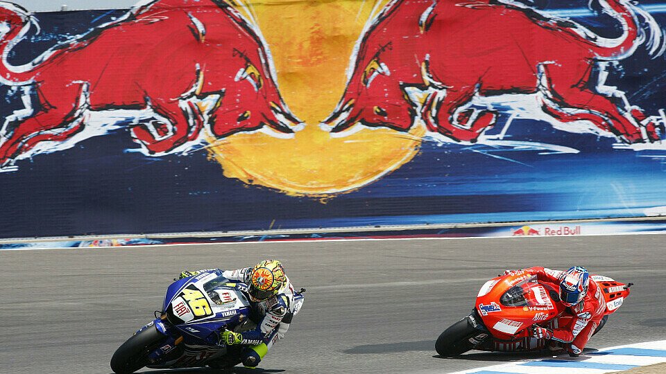 Der Schlagabtausch in Laguna Seca war auch der Wendepunkt in der MotoGP WM., Foto: Sutton