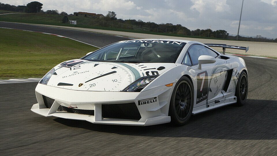 Giorgio Sanna fuhr den Gallardo Super Trofeo., Foto: Lamborghini