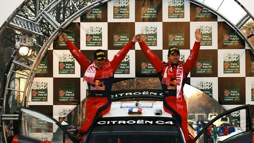 Seit Jahren ungeschlagen: Sébastien Loeb und Beifahrer Daniel Elena., Foto: Sutton