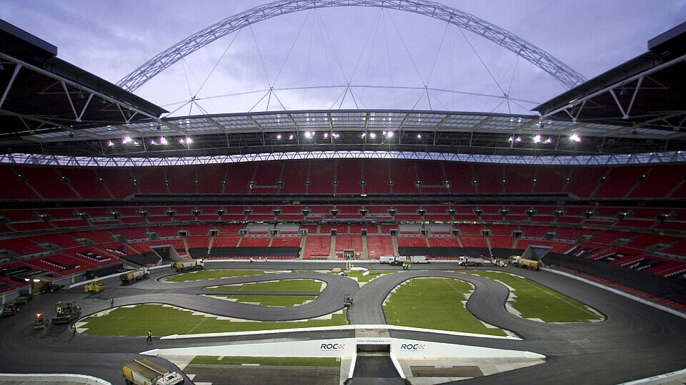 In Wembley wurde schon gefahren, Foto: Race of Champions