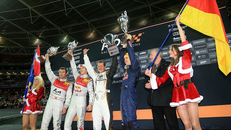 Michael Schumacher & Co hatten viel Spaß in London., Foto: Race of Champions
