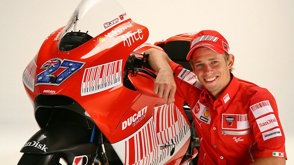 Casey Stoner sieht sich im Vorteil, Foto: Ducati