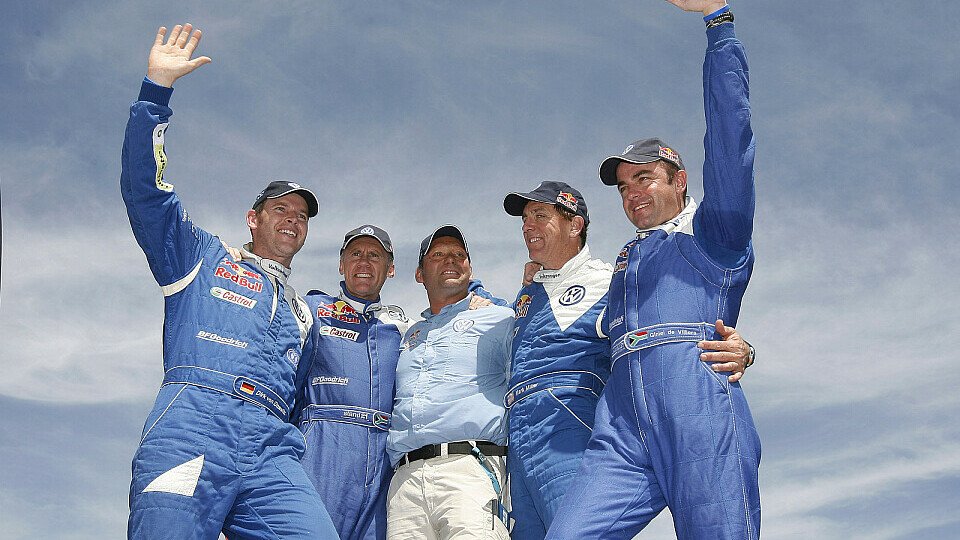 VW siegte zum ersten Mal bei der Dakar., Foto: VW