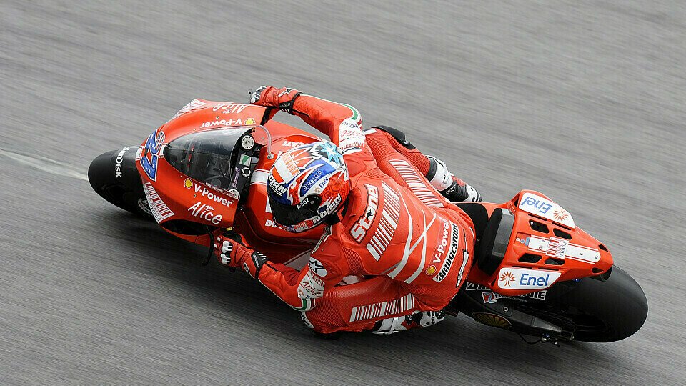 Casey Stoner war trotz Schmerzen wieder vorne, Foto: Ducati Casey Stoner war trotz Schmerzen wieder vorne, Foto: Ducati