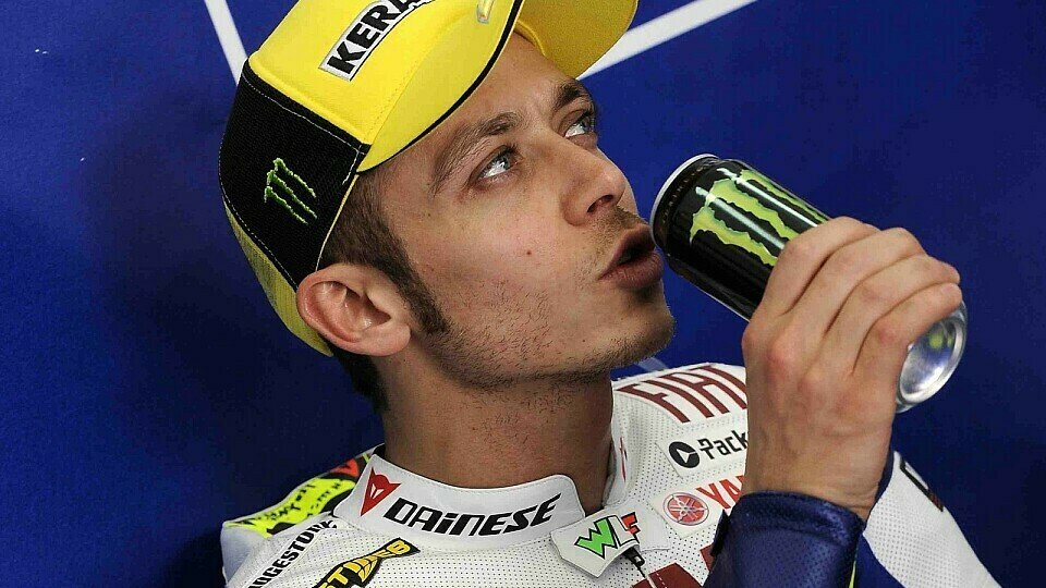 Valentino Rossi trinkt Monster, Foto: Monster