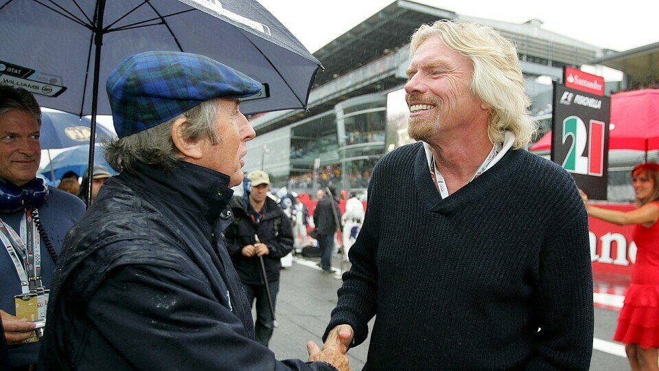Richard Branson fühlt sich in der Formel 1 durchaus wohl, Foto: Sutton