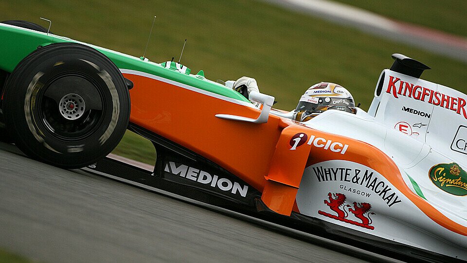Force India testete in Silverstone., Foto: Force India