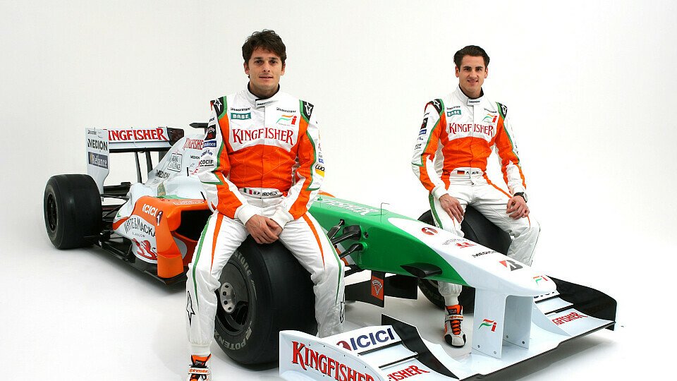 Fisichella und Sutil wollen 2009 überraschen., Foto: Force India