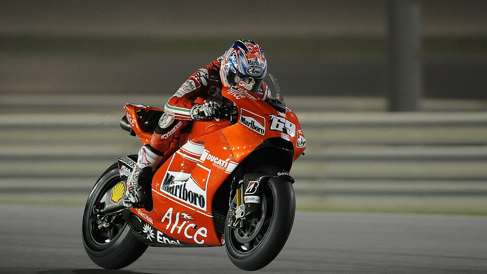 Nicky Hayden machte bei den Tests in Katar deutliche Fortschritte., Foto: Ducati