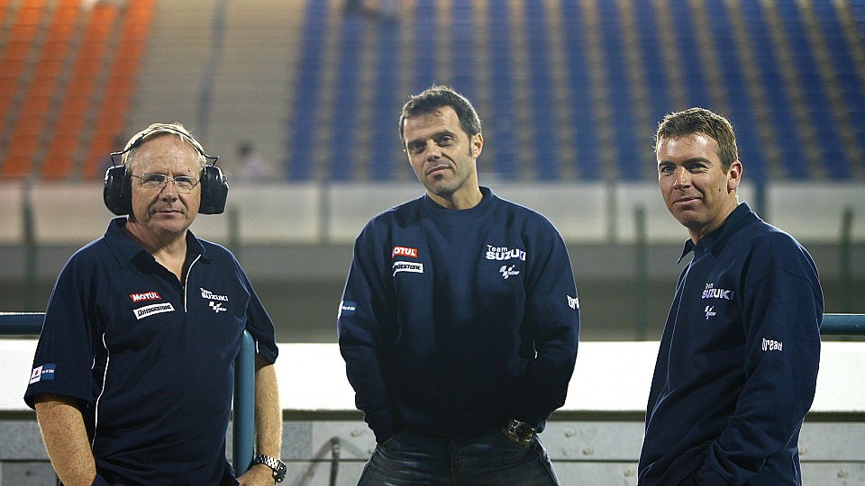 Paul Denning muss Motorsorgen bei Loris Capirossi verneinen, Foto: Rizla Suzuki