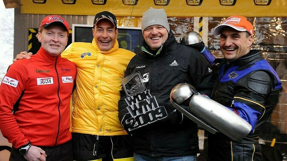 Erik Zabel freute sich, die Titel gingen an Georg Hackl und Stefan Raab, Foto: ProSieben