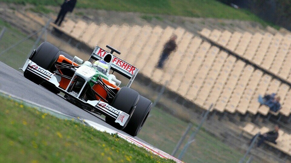 Bei den Testfahrten zeigte Force India eine gute Leistung, Foto: Sutton