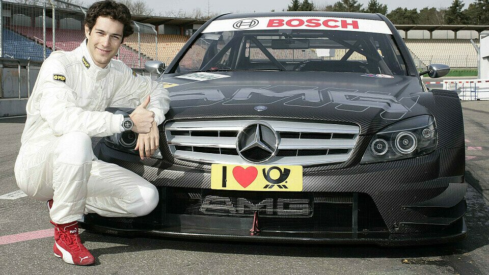 Bruno Senna mit seinem Spielgerät für zwei Tage., Foto: Mercedes