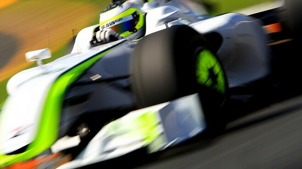 Brawn GP: Weißes, aber schnelles Auto., Foto: Sutton