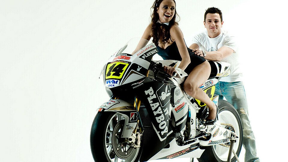 Wird sich de Puniet da noch auf das Motorradfahren konzentrieren können?, Foto: LCR Honda MotoGP