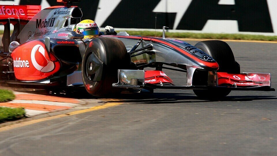 Lewis Hamilton sicherte sich ein Podium., Foto: Sutton
