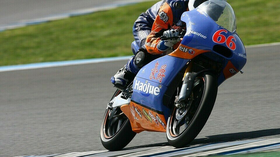 Matt Hoyle freut sich auf den Regen in Motegi., Foto: Haojue Team