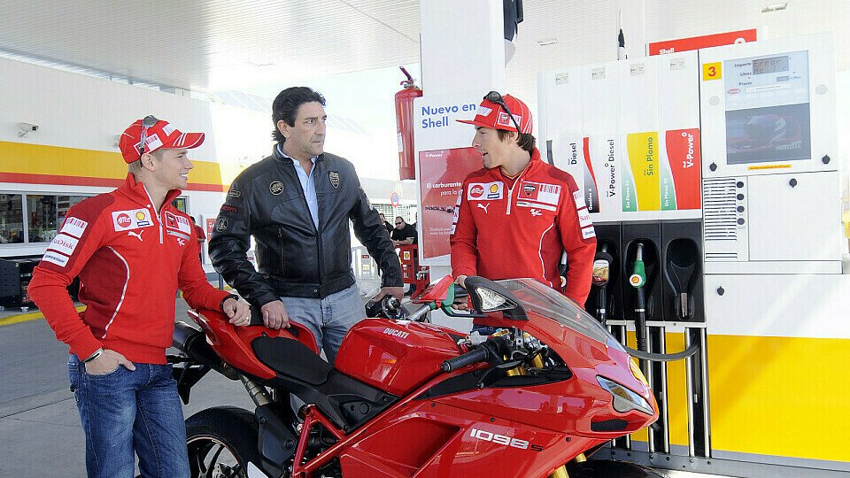 Nicky Hayden hält viel von Casey Stoner, Foto: Ducati Corse Press