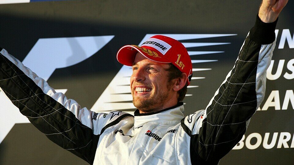 Jenson Button war nicht zu stoppen., Foto: Sutton