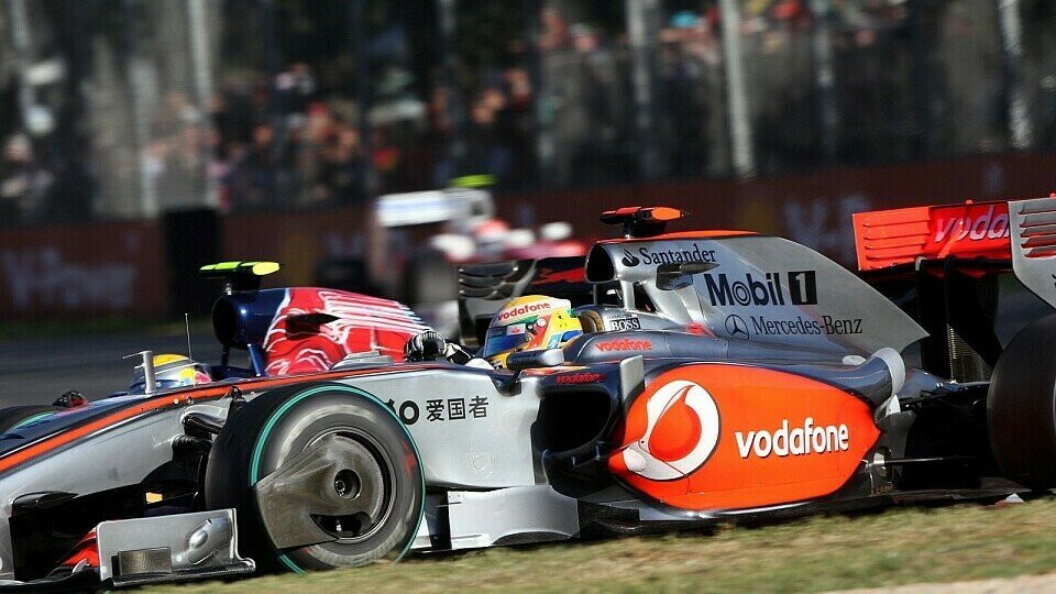 Lewis Hamilton kämpfte mit dem Auto., Foto: Sutton