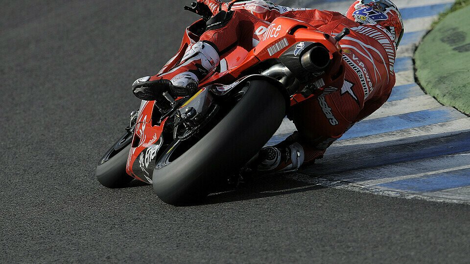 In Jerez schon erfolgreich gewesen: Casey Stoner und der Karbonfaser-Werkstoff an der GP9., Foto: Ducati Corse Press