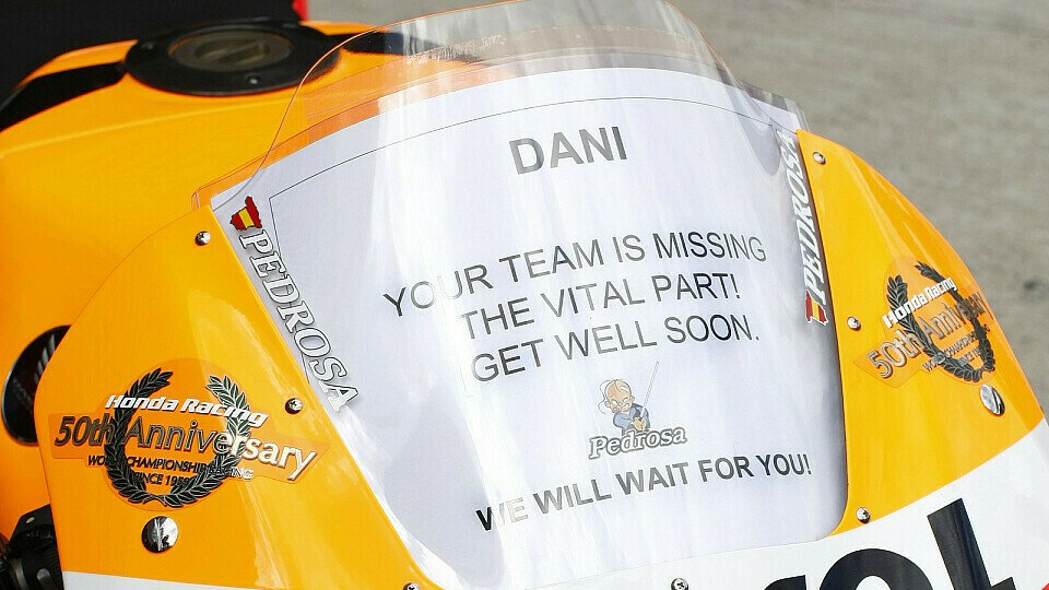 Dani, dein Team vermisst den wichtigsten Teil!, Foto: Honda Pro Images