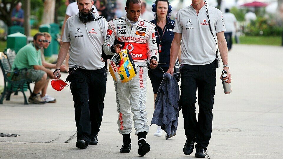 Dass Lewis Hamilton an Rücktritt dachte, kann Martin Whitmarsh nicht glauben, Foto: Sutton