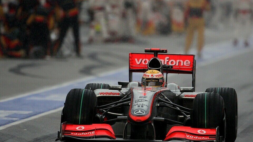 Lewis Hamilton hatte Probleme mit dem Reifendruck., Foto: Sutton