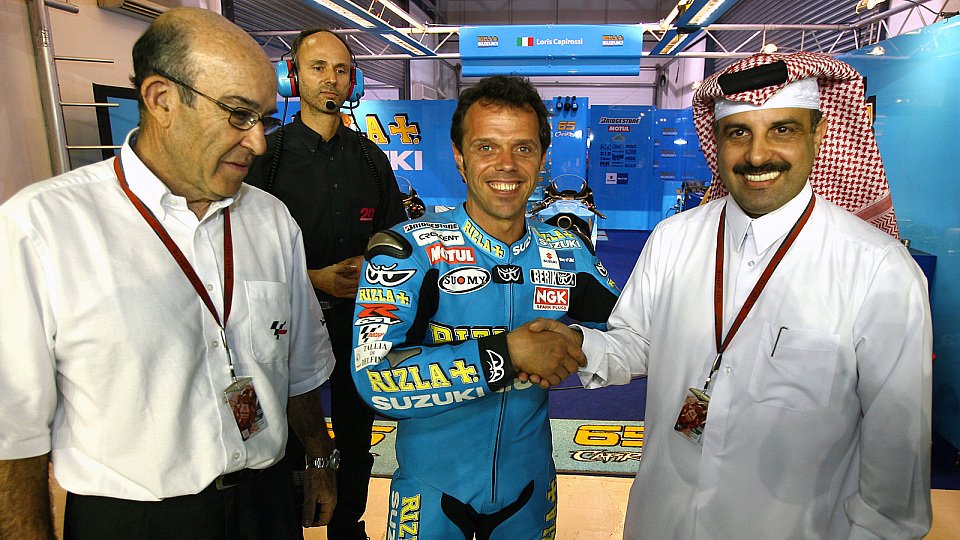 Capirossi würde das Rennen von Katar im September wiederholen lassen., Foto: Rizla Suzuki