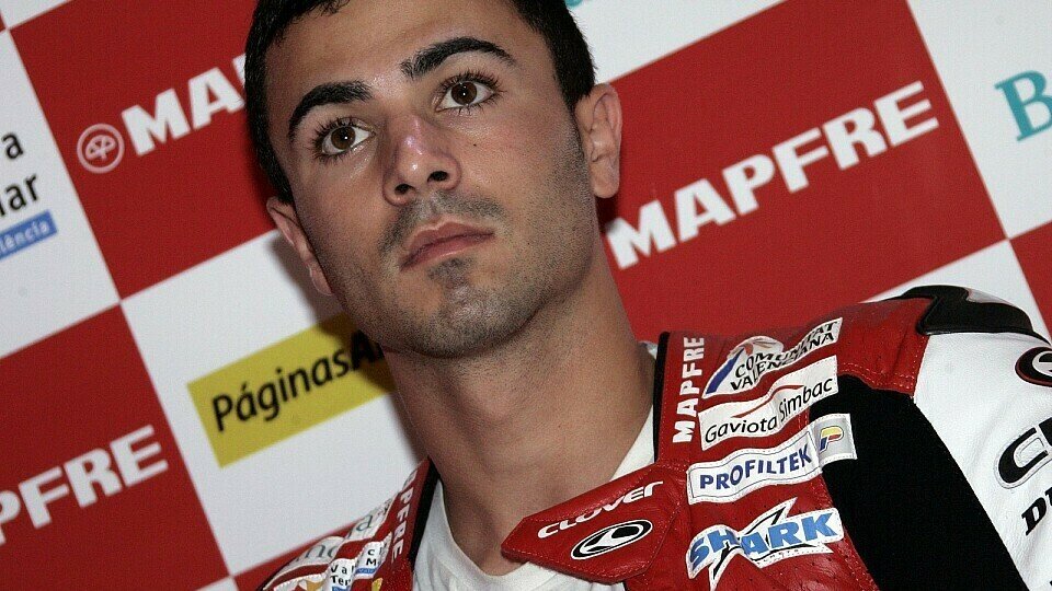 Erster Podestplatz im ersten 250er-Rennen: Mike di Meglio ist zufrieden., Foto: Mapfre Aspar Team