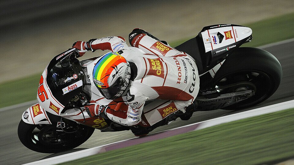 Alex de Angelis hat eine Verwarnung erhalten, Foto: Gresini Honda