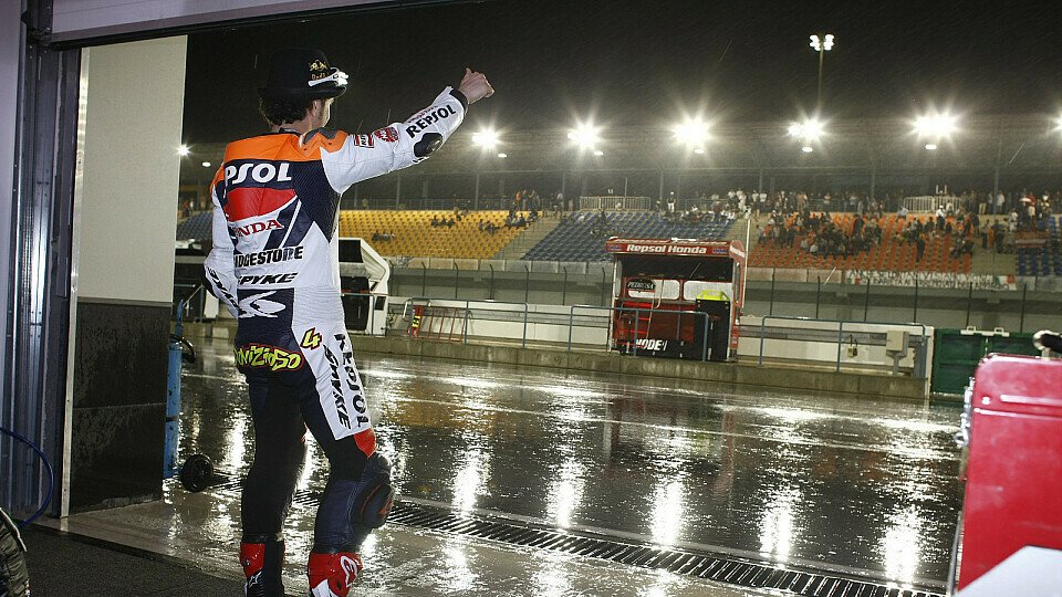 Auch im Regen wird ab sofort in Katar gefahren, Foto: Honda