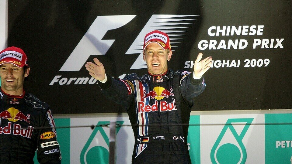 Sebastian Vettel wird ordentlich feiern, Foto: Sutton