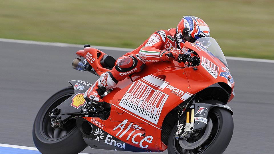 Casey Stoner versöhnte nur sein Startplatz, Foto: Ducati