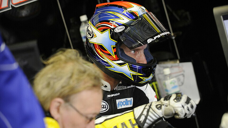 Colin Edwards wäre gerne etwas weiter vorne gestartet, Foto: Yamaha Racing