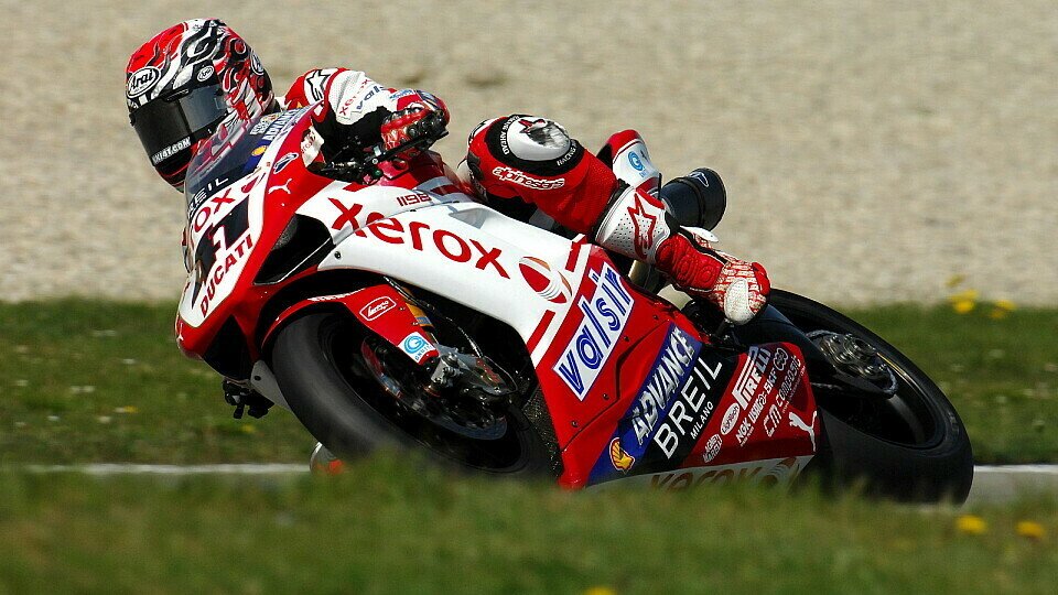 Haga ist zufrieden - ein zweiter Platz, ein Sieg, Tabellenführung ausgebaut., Foto: Ducati