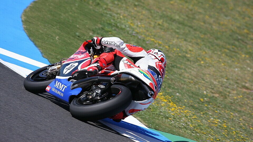Hector Barbera war auch im zweiten freien Training der schnellste Mann., Foto: Ronny Lekl