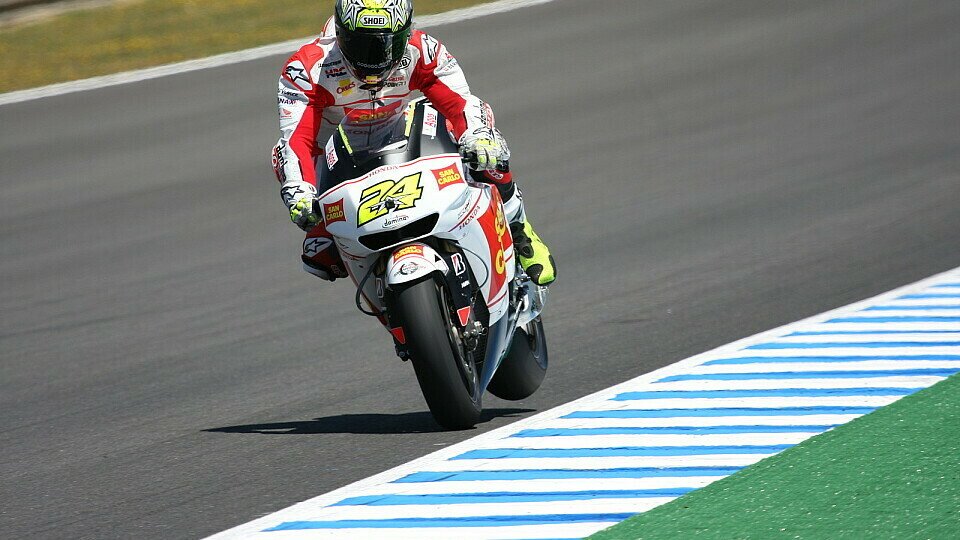 Toni Elias kämpfte wieder mit seinem operierten Arm, Foto: Ronny Lekl