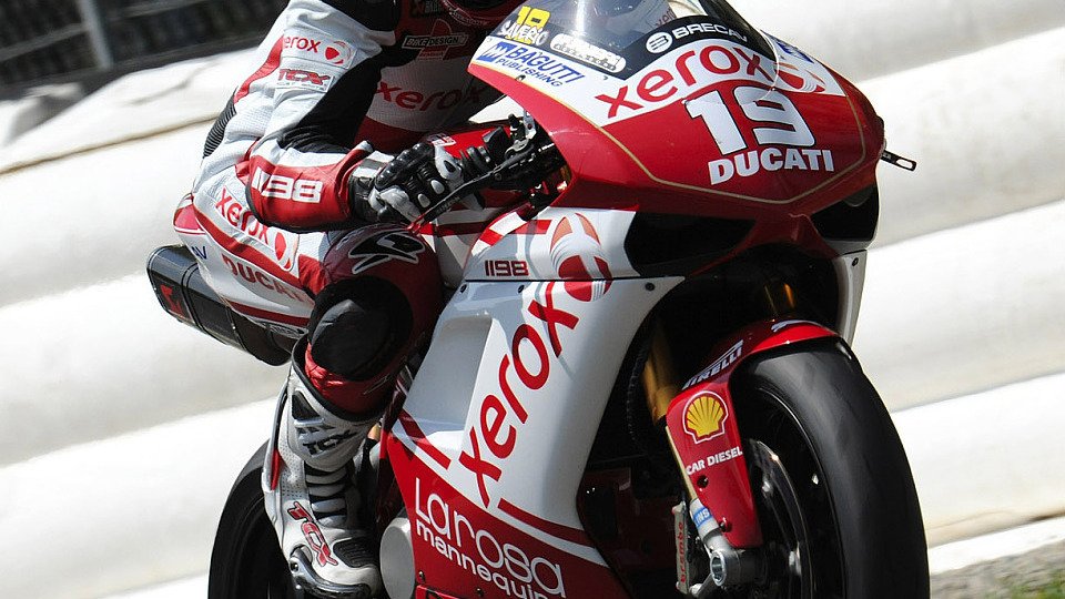 Xavier Simeon wird das Rennen morgen vom zweiten Startplatz aus aufnehmen., Foto: Ducati