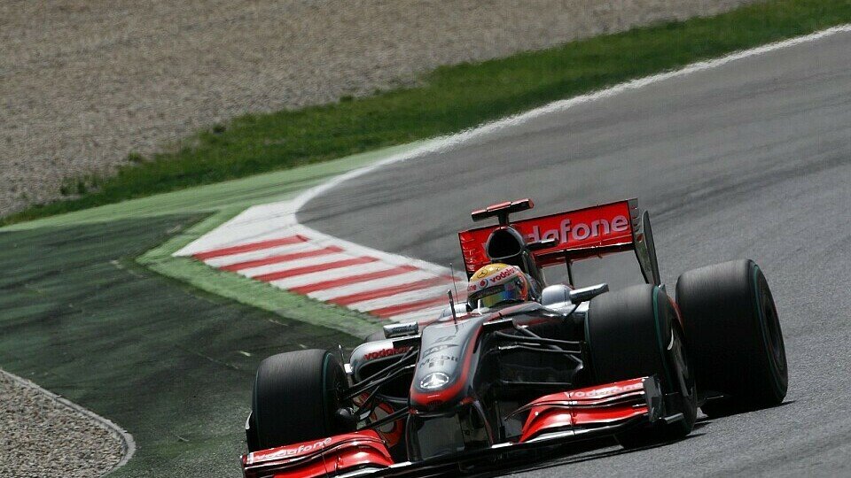 Lewis Hamilton mühte sich mit einem rutschenden Auto, Foto: Sutton