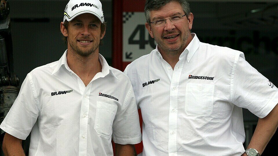 Ross Brawn findet Jenson Button gut, Foto: Sutton