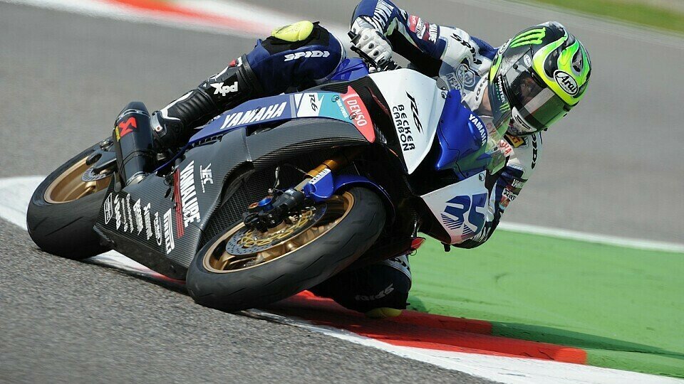 Cal Crutchlow war auch bei schwierigen Verhältnissen Schnellster., Foto: Yamaha Cal Crutchlow war auch bei schwierigen Verhältnissen Schnellster., Foto: Yamaha