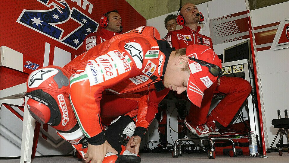 Casey Stoner scheiterte 2008 nur knapp am Sieg in Mugello., Foto: Ducati