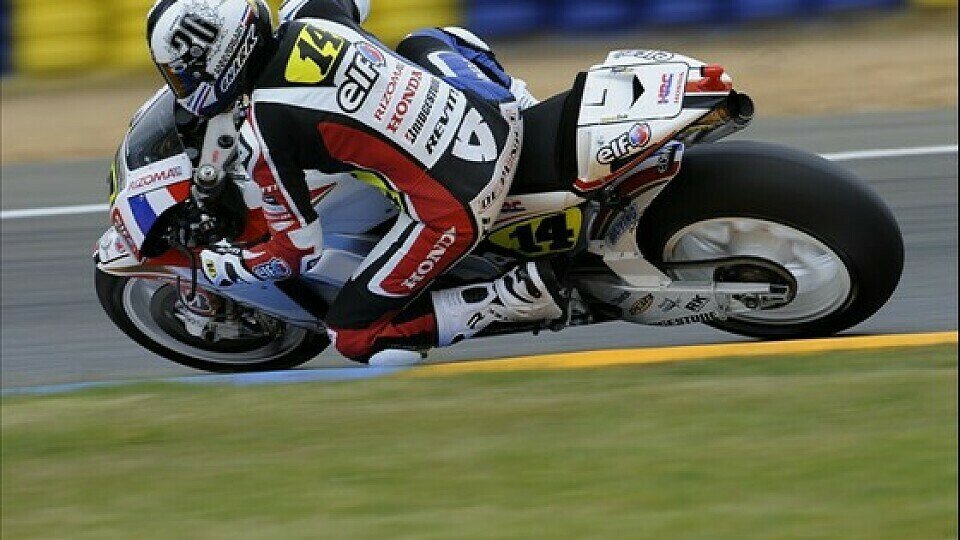 Randy de Puniet fuhr mit gebrochenem Fußgelenk., Foto: Honda