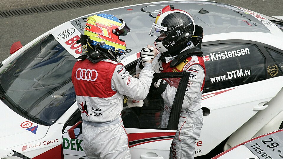 Tom Kristensen zählte zu den ersten Gratulanten Jarvis'., Foto: DTM