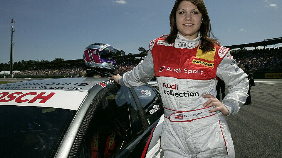 Katherine Legge blickt nach vorne auf den Eurospeedway, Foto: DTM