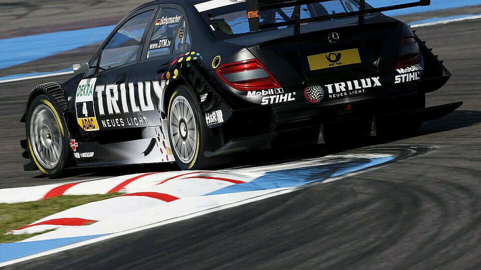 Ralf Schumacher erlebte einen vorzeitigen Feierabend., Foto: Mercedes-Benz